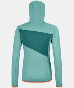 ORTOVOX Hoodies & Fleece-Jacken^FLEECE GRID HOODY W icewaterfall