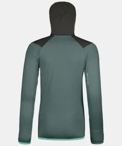 ORTOVOX Hoodies & Fleece-Jacken^FLEECE GRID HOODY W darkarcticgrey
