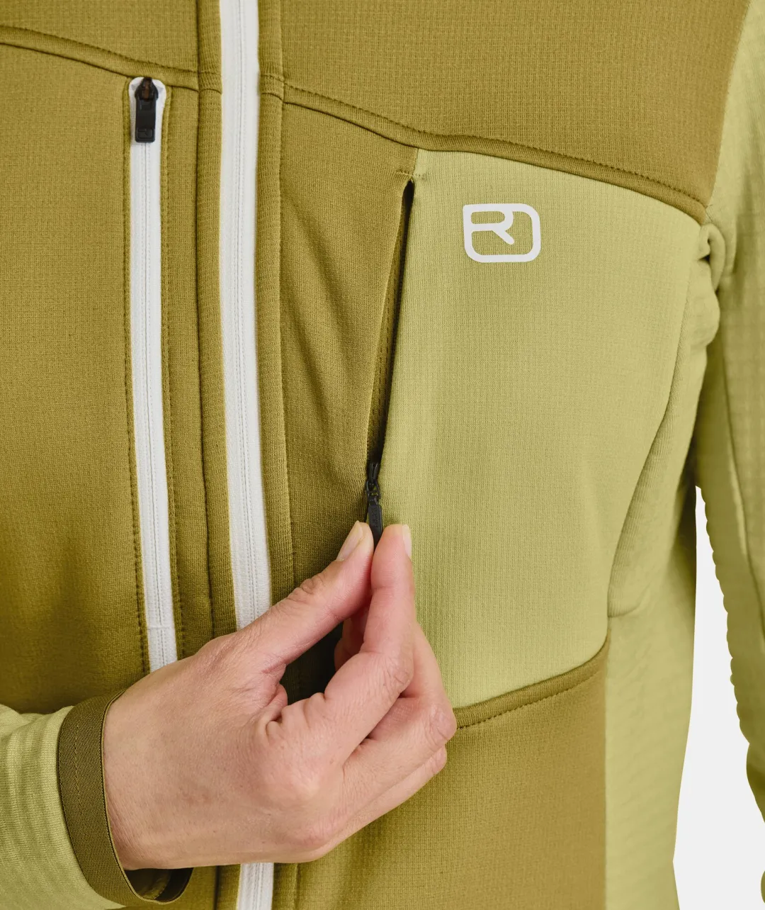 ORTOVOX Hoodies & Fleece-Jacken^FLEECE GRID HOODY W deepocean