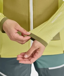 ORTOVOX Hoodies & Fleece-Jacken^FLEECE GRID HOODY W wabisabi