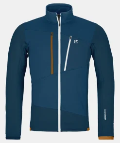 ORTOVOX Hoodies & Fleece-Jacken^FLEECE GRID JACKET M deepocean