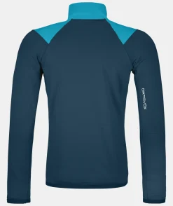 ORTOVOX Hoodies & Fleece-Jacken^FLEECE GRID JACKET M mountainblue
