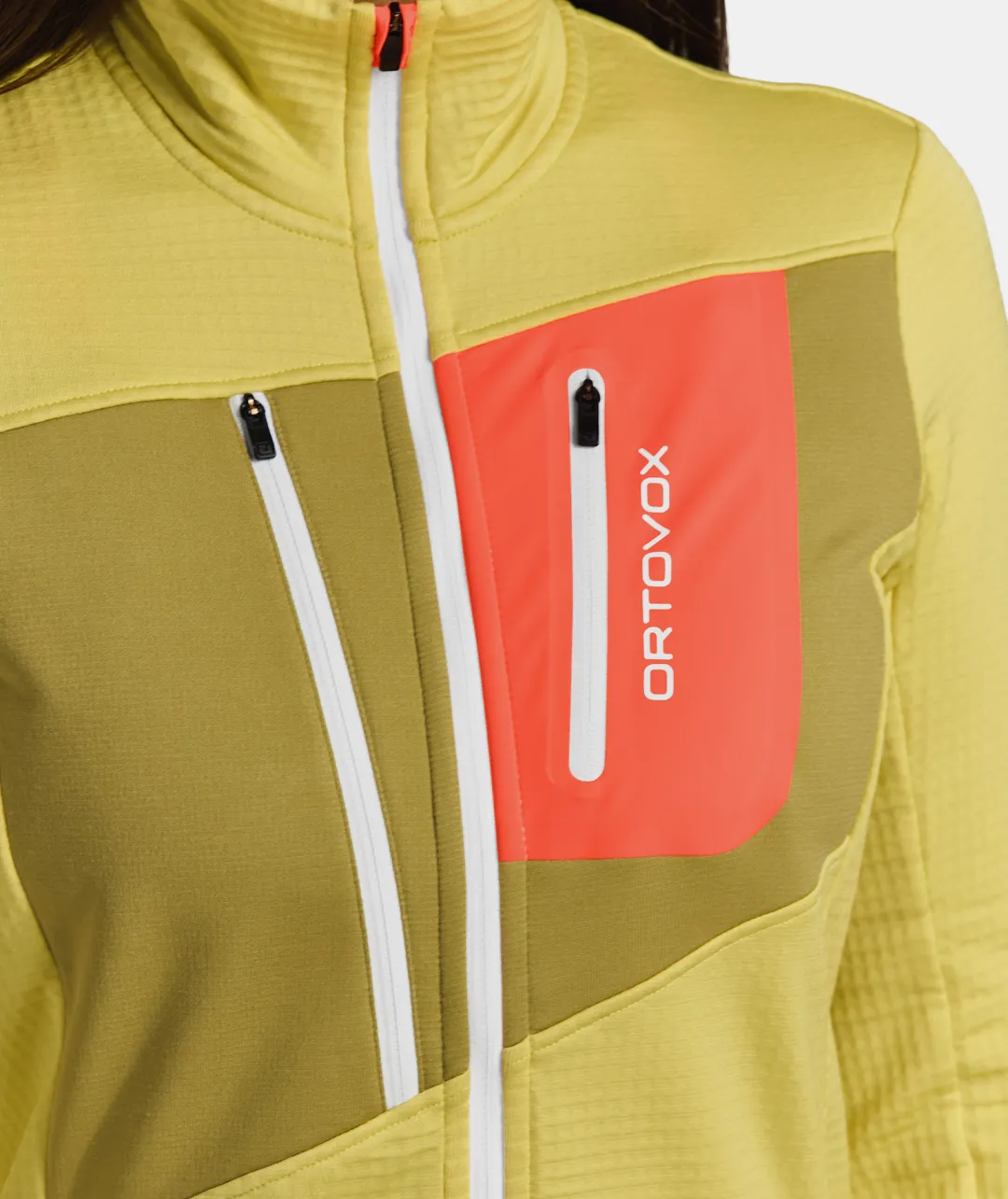 ORTOVOX Hoodies & Fleece-Jacken^FLEECE GRID JACKET W mountainrose