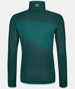 ORTOVOX Hoodies & Fleece-Jacken^FLEECE GRID JACKET W darkpacific