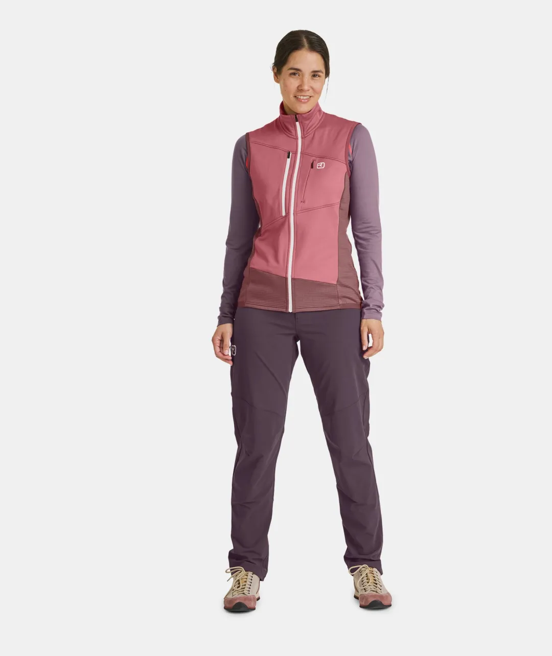 ORTOVOX Jacken & Westen^FLEECE GRID VEST W darkarcticgrey