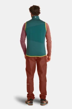 ORTOVOX Jacken & Westen^FLEECE GRID VEST M pacificgreen