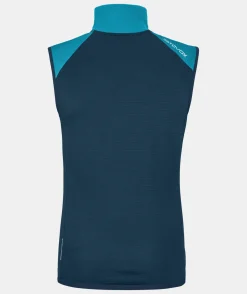 ORTOVOX Jacken & Westen^FLEECE GRID VEST M mountainblue