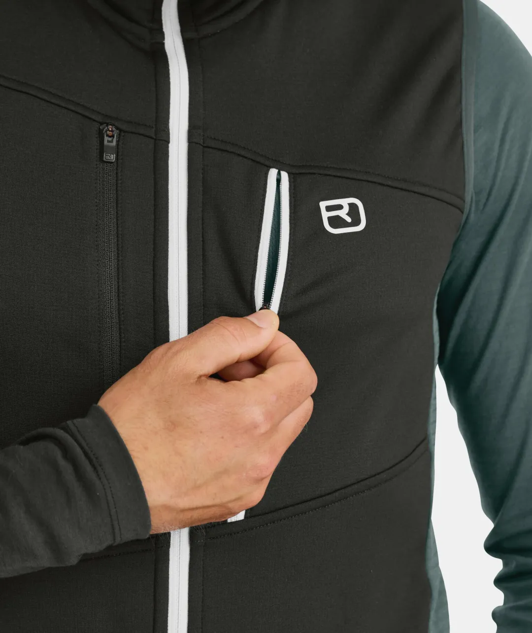 ORTOVOX Jacken & Westen^FLEECE GRID VEST M darkarcticgrey