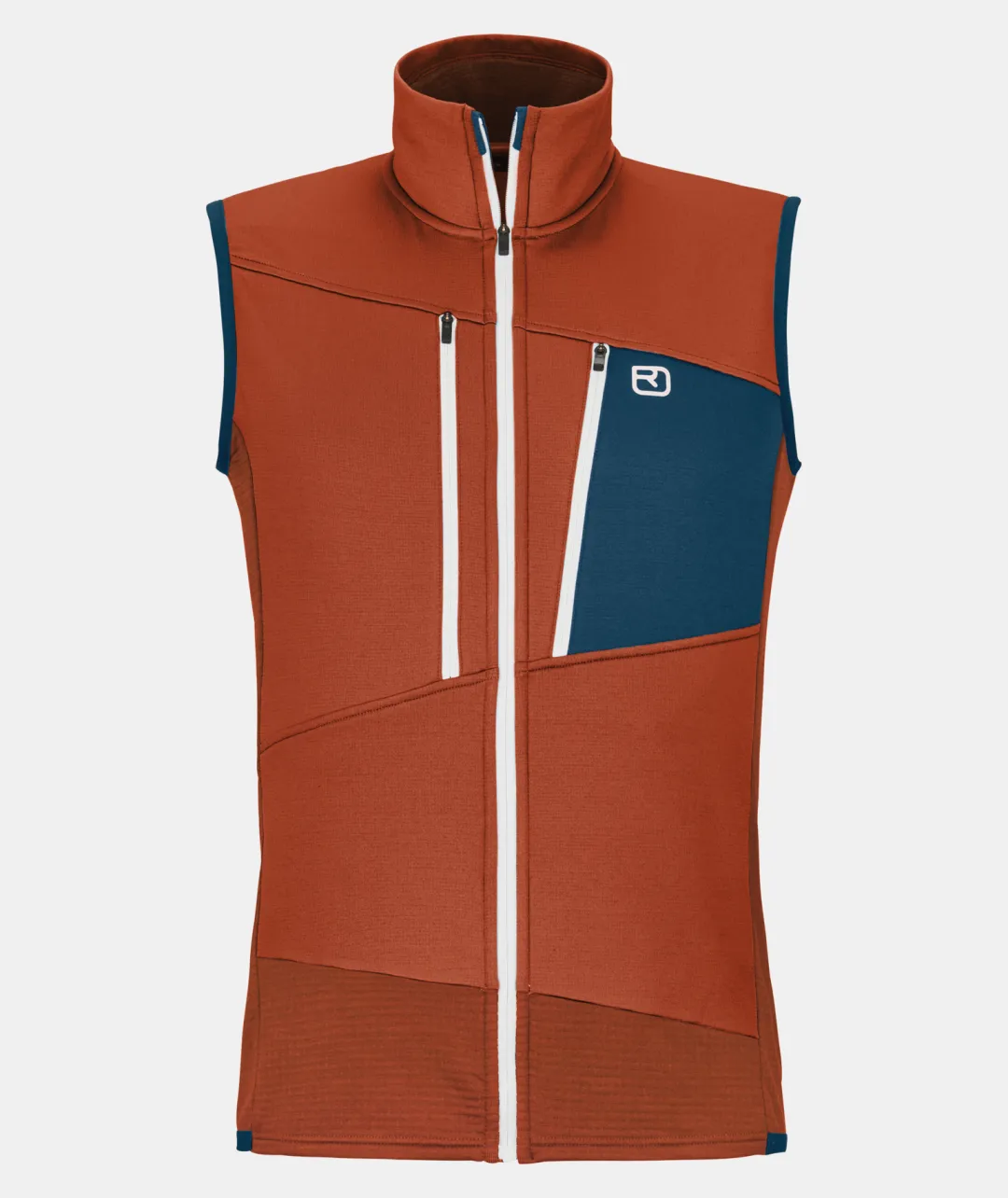 ORTOVOX Jacken & Westen^FLEECE GRID VEST M clayorange