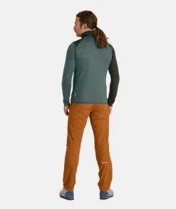 ORTOVOX Jacken & Westen^FLEECE GRID VEST M clayorange