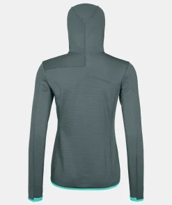 ORTOVOX Hoodies & Fleece-Jacken^FLEECE LIGHT GRID HOODED JKT W darkarcticgrey