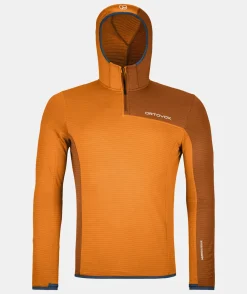 ORTOVOX Hoodies & Fleece-Jacken^FLEECE LIGHT GRID ZN HOODY M slyfox