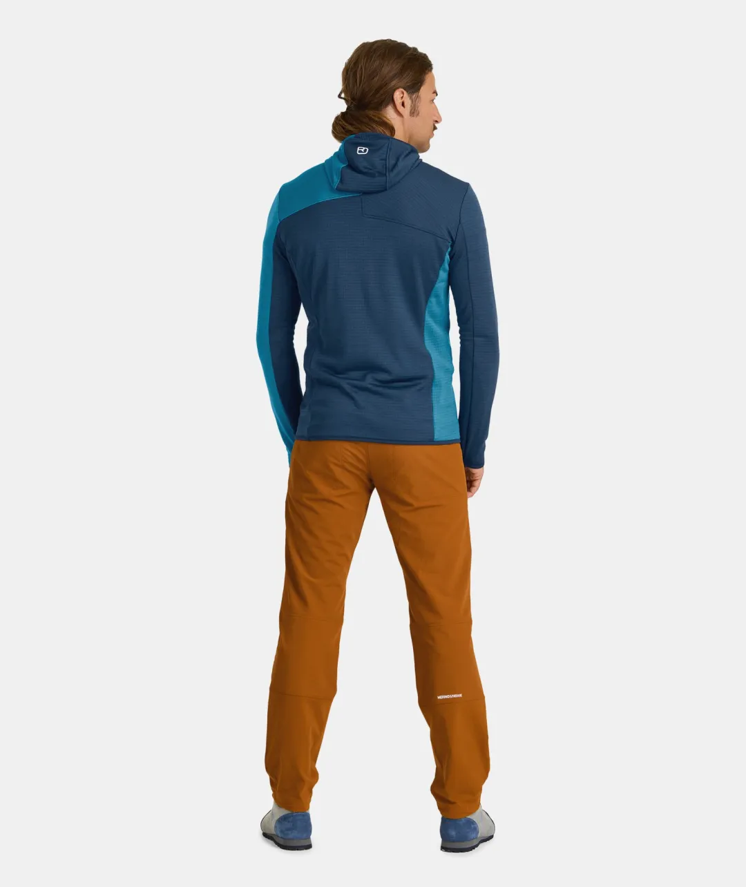 ORTOVOX Hoodies & Fleece-Jacken^FLEECE LIGHT GRID ZN HOODY M darkarcticgrey