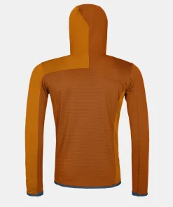 ORTOVOX Hoodies & Fleece-Jacken^FLEECE LIGHT GRID HOODED JKT M bristlebrown