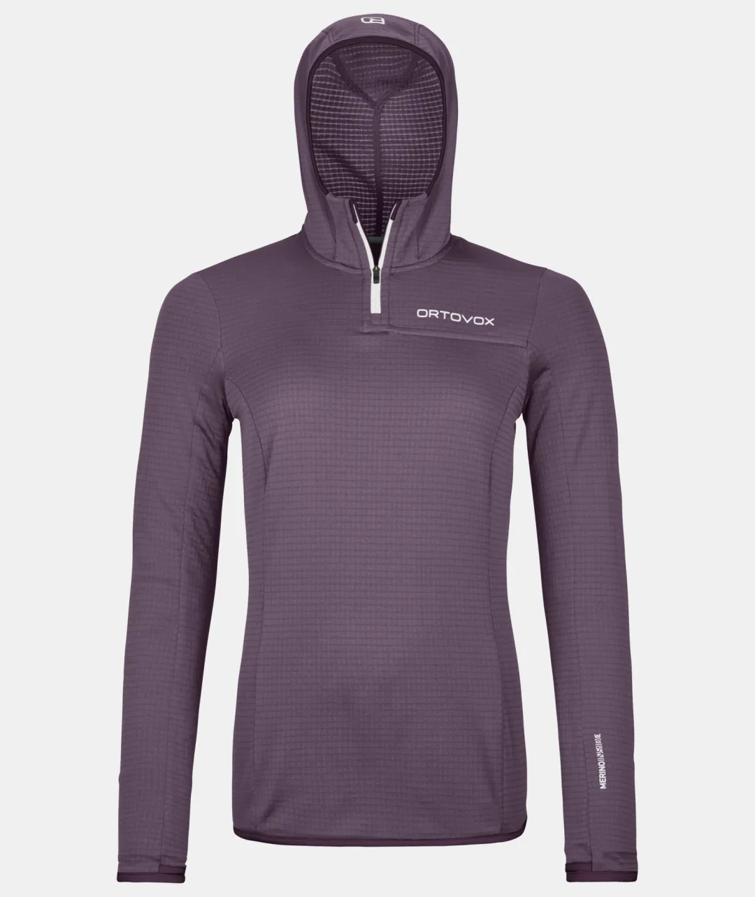 ORTOVOX Hoodies & Fleece-Jacken^FLEECE LIGHT GRID ZN HOODY W wildberry