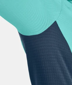 ORTOVOX Hoodies & Fleece-Jacken^FLEECE LIGHT GRID ZN HOODY W wildberry