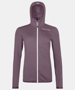 ORTOVOX Hoodies & Fleece-Jacken^FLEECE LIGHT GRID HOODED JKT W wildberry