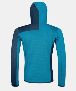 ORTOVOX Hoodies & Fleece-Jacken^FLEECE LIGHT GRID HOODED JKT M mountainblue