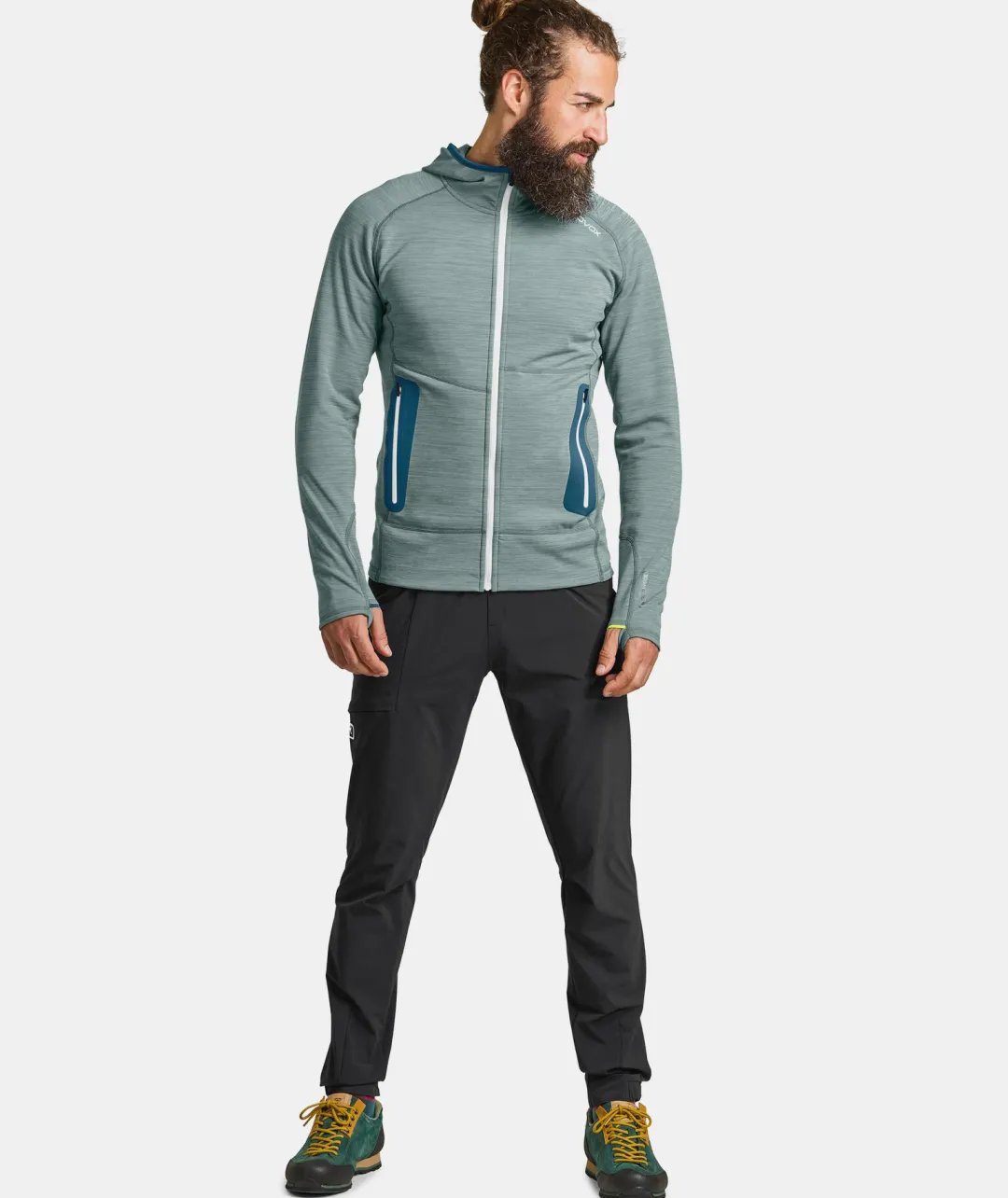 ORTOVOX Hoodies & Fleece-Jacken^FLEECE LIGHT HOODY M arcticgreyblend