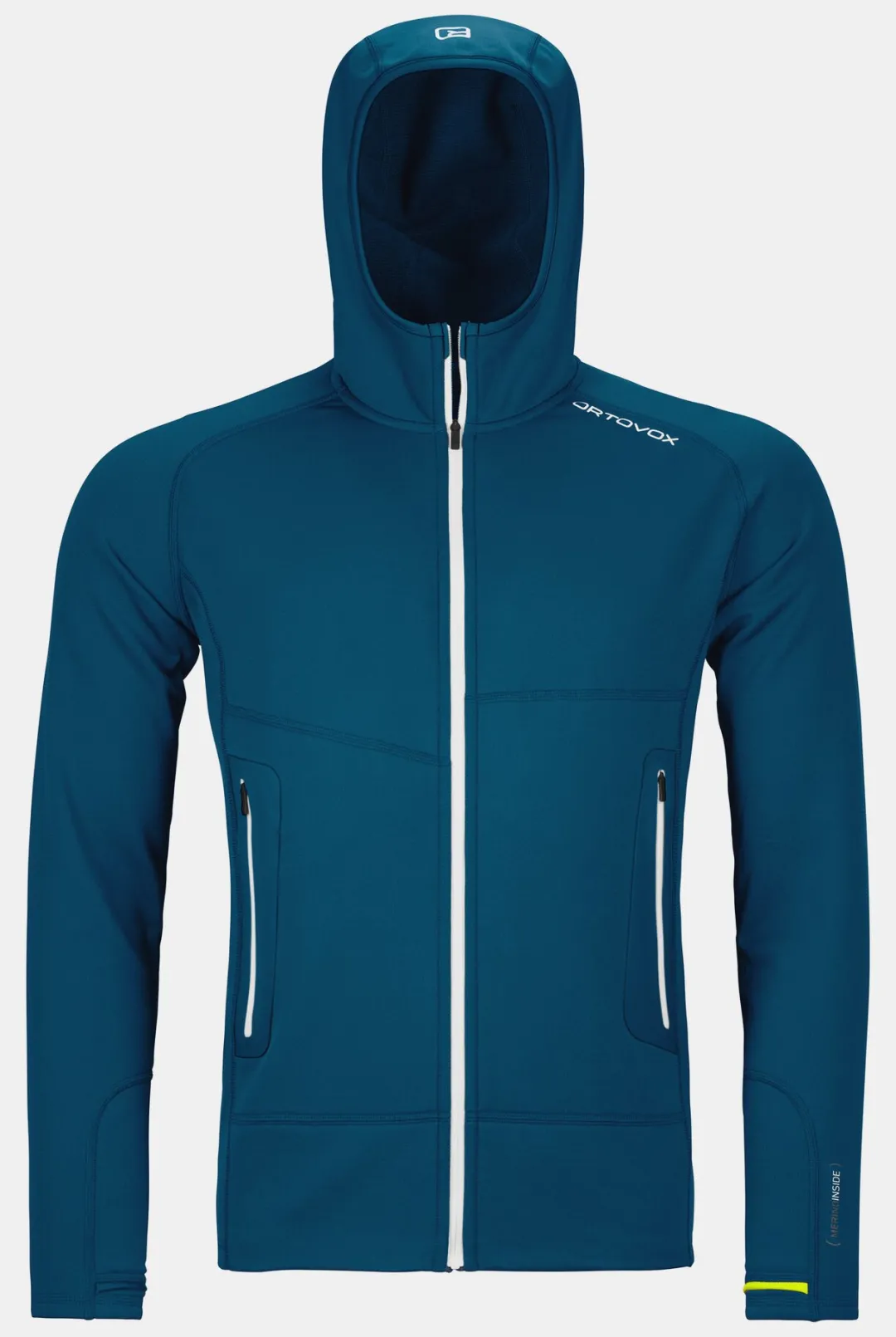 ORTOVOX Hoodies & Fleece-Jacken^FLEECE LIGHT HOODY M petrolblue