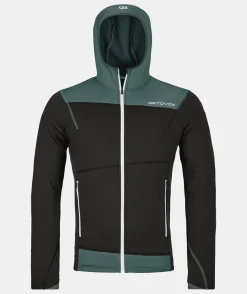 ORTOVOX Hoodies & Fleece-Jacken^FLEECE LIGHT HOODY M blackraven
