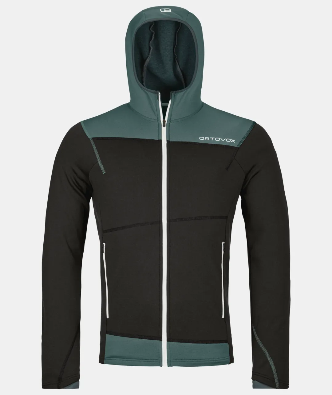 ORTOVOX Hoodies & Fleece-Jacken^FLEECE LIGHT HOODY M blackraven