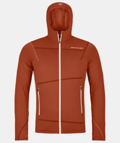 ORTOVOX Hoodies & Fleece-Jacken^FLEECE LIGHT HOODY M clayorange