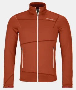 ORTOVOX Hoodies & Fleece-Jacken^FLEECE LIGHT JACKET M clayorange