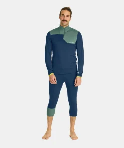 ORTOVOX Hoodies & Fleece-Jacken^FLEECE LIGHT ZIP NECK M deepocean