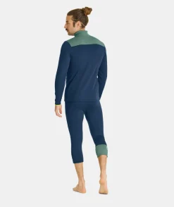 ORTOVOX Hoodies & Fleece-Jacken^FLEECE LIGHT ZIP NECK M deepocean
