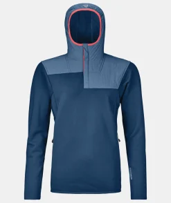 ORTOVOX Hoodies & Fleece-Jacken^FLEECE PLUS ANORAK W petrolblue