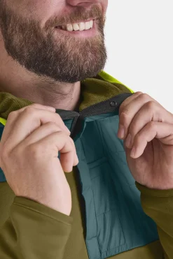 ORTOVOX Hoodies & Fleece-Jacken^FLEECE PLUS ANORAK M petrolblue