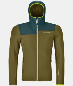 ORTOVOX Hoodies & Fleece-Jacken^FLEECE PLUS HOODY M greenmoss