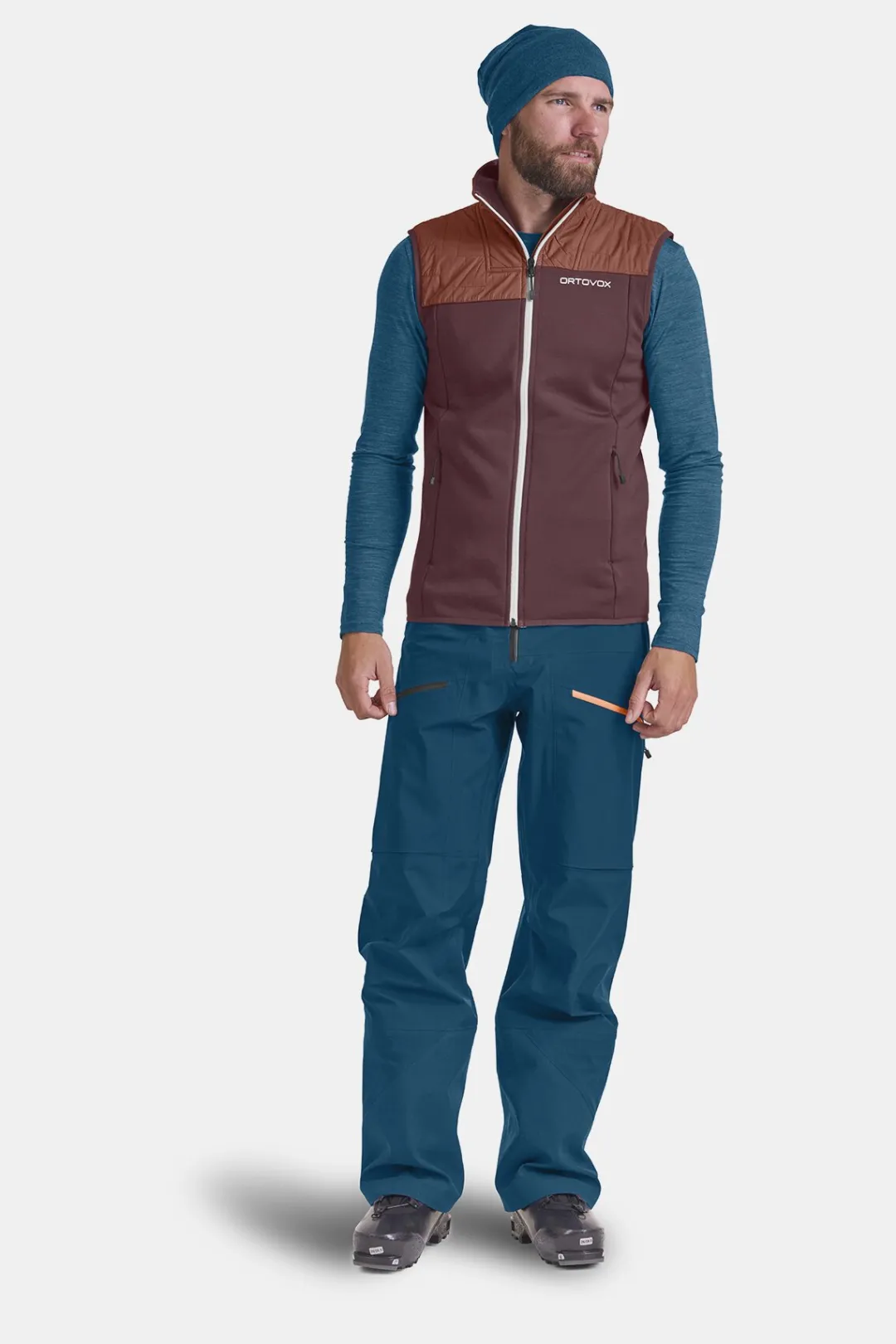 ORTOVOX Jacken & Westen^FLEECE PLUS VEST M winetasting