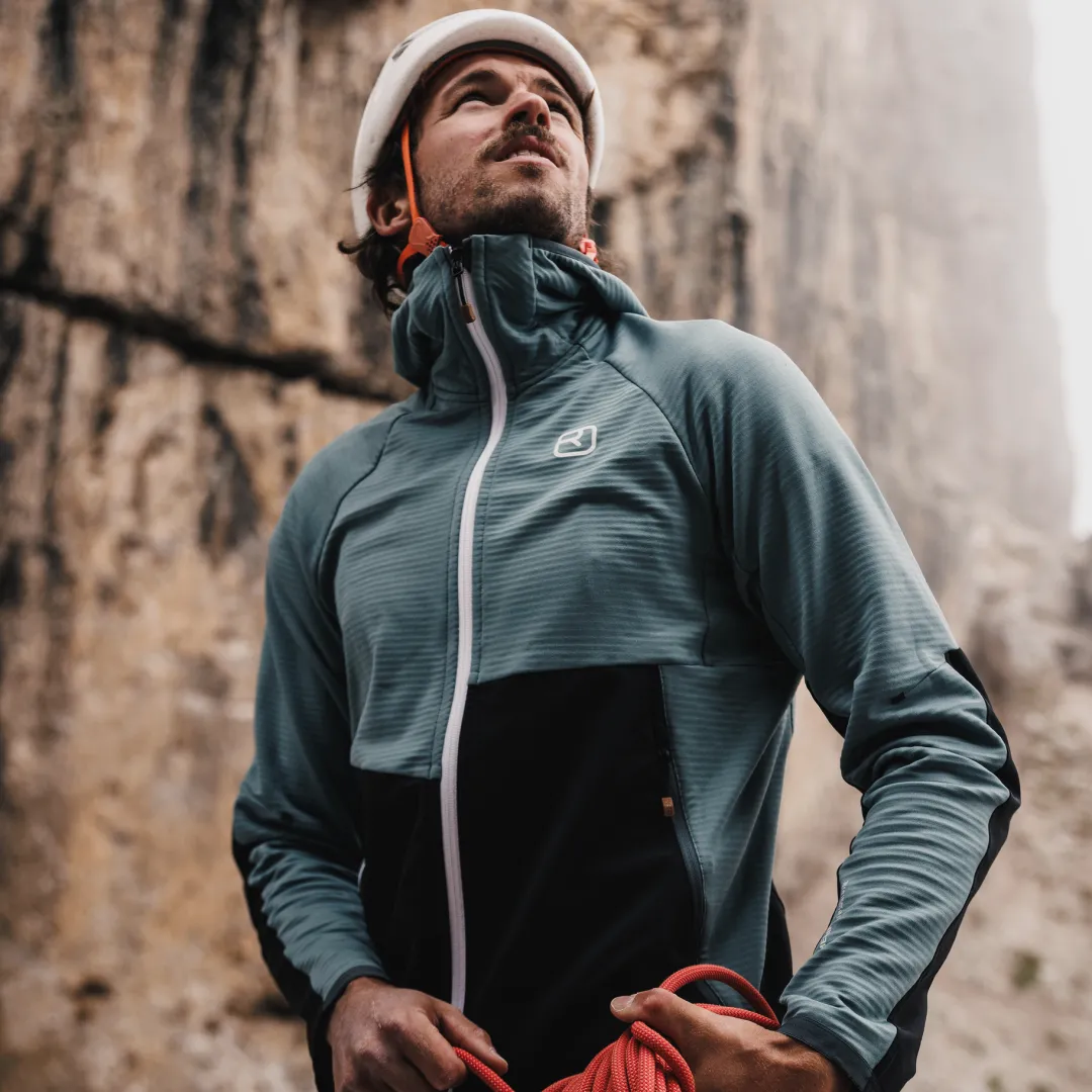 ORTOVOX Hoodies & Fleece-Jacken^FLEECE RIB HOODY M arcticgrey