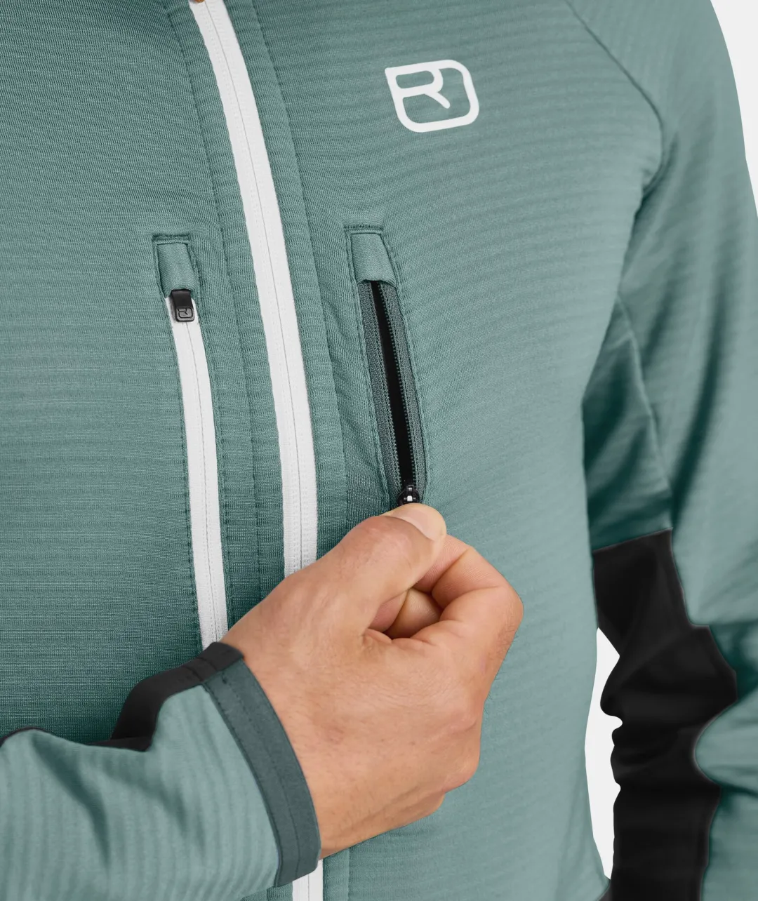 ORTOVOX Hoodies & Fleece-Jacken^FLEECE RIB JACKET M arcticgrey
