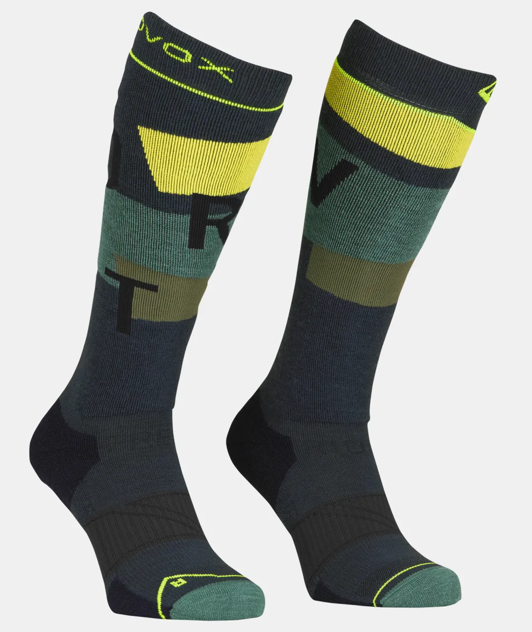 ORTOVOX Socken^FREERIDE LONG SOCKS COZY M blacksteel