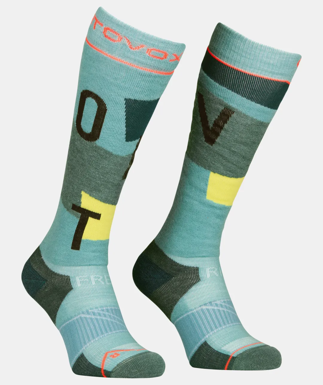 ORTOVOX Socken^FREERIDE LONG SOCKS COZY W icewaterfall