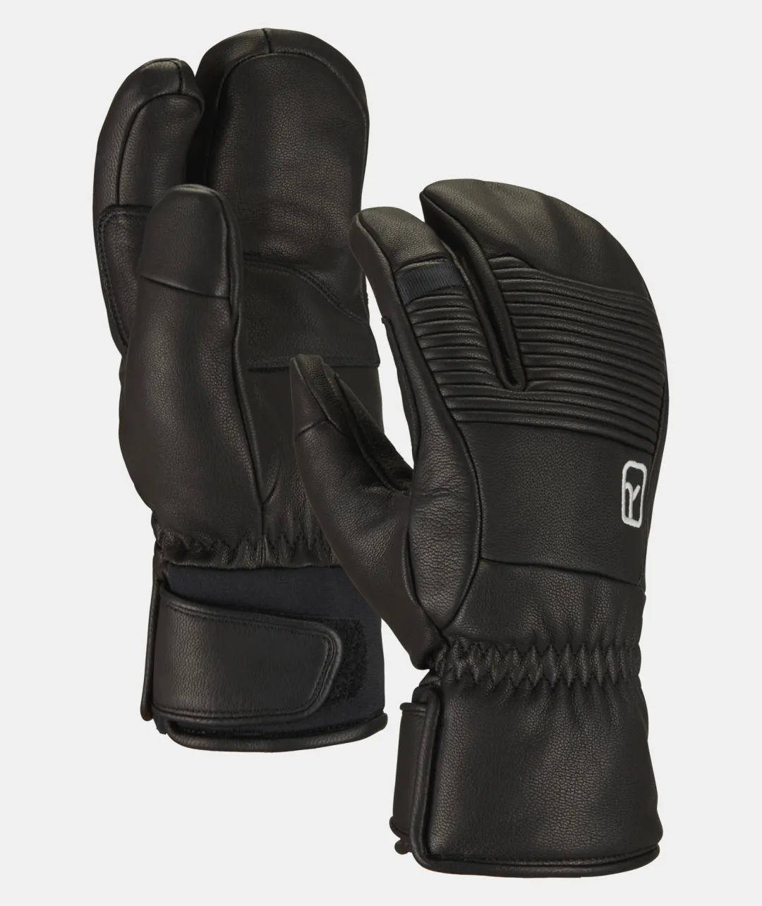 ORTOVOX Handschuhe^FULL LEATHER 3 FINGER GLOVE blackraven