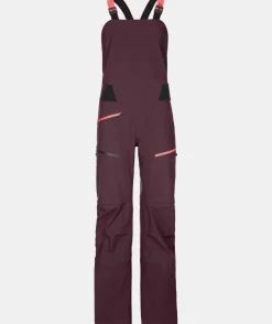 ORTOVOX Hosen & Shorts^3L DEEP SHELL BIB PANTS W darkwine