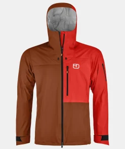 ORTOVOX Jacken & Westen^3L ORTLER JACKET M bristlebrown