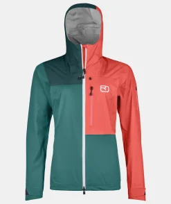 ORTOVOX Jacken & Westen^3L ORTLER JACKET W pacificgreen