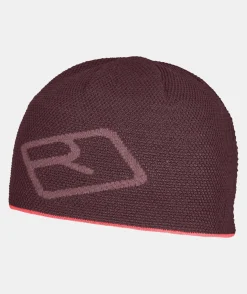 ORTOVOX Headwear & Neckwarmer^MERINO LOGO KNIT BEANIE winetasting