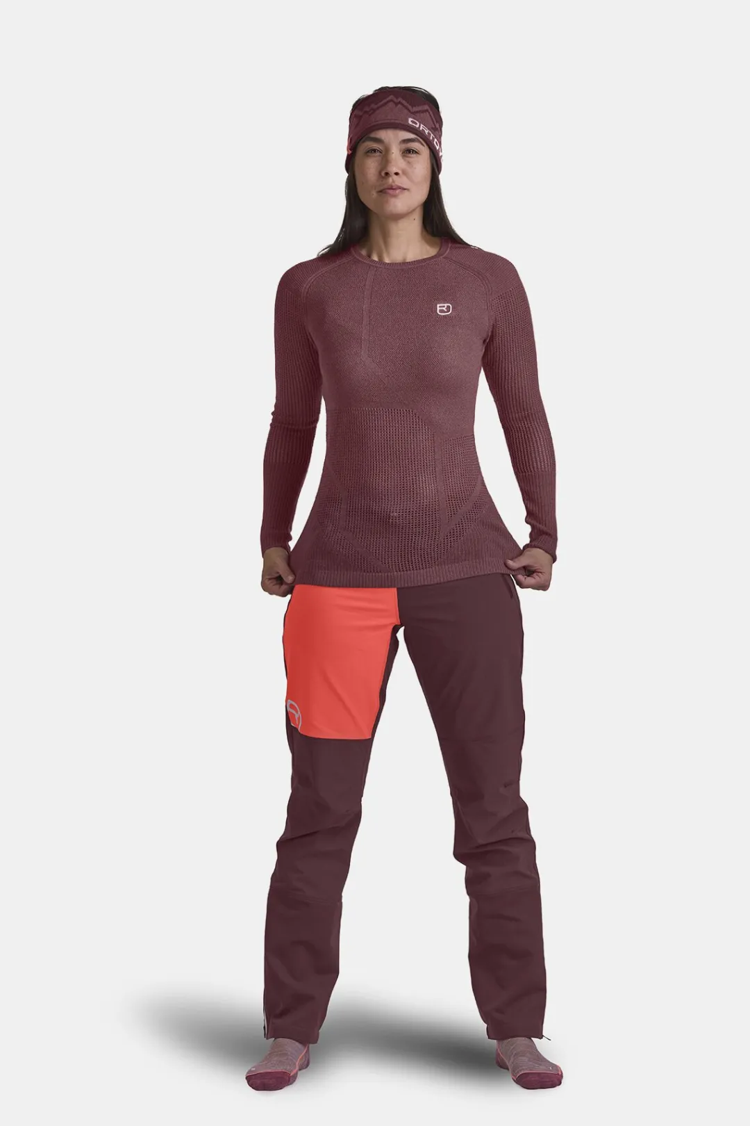 ORTOVOX Baselayer^MERINO THERMOVENT LS W mountainrose