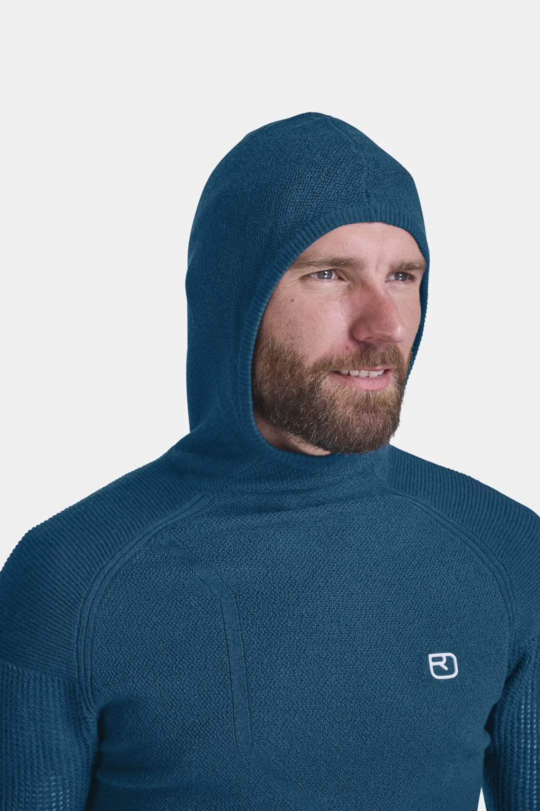 ORTOVOX Baselayer^MERINO THERMOVENT HOODY M petrolblue