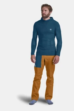 ORTOVOX Baselayer^MERINO THERMOVENT HOODY M petrolblue