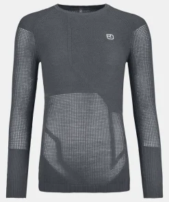 ORTOVOX Baselayer^MERINO THERMOVENT LS W darkgreyblend