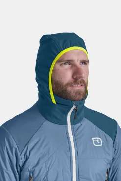 ORTOVOX Jacken & Westen^SWISSWOOL COL BECCHEI HYBRID JACKET M glaciergrey