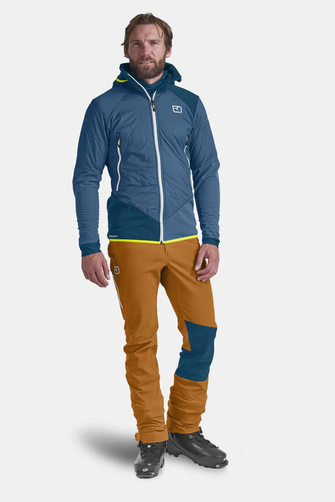 ORTOVOX Jacken & Westen^SWISSWOOL COL BECCHEI HYBRID JACKET M mountainblue