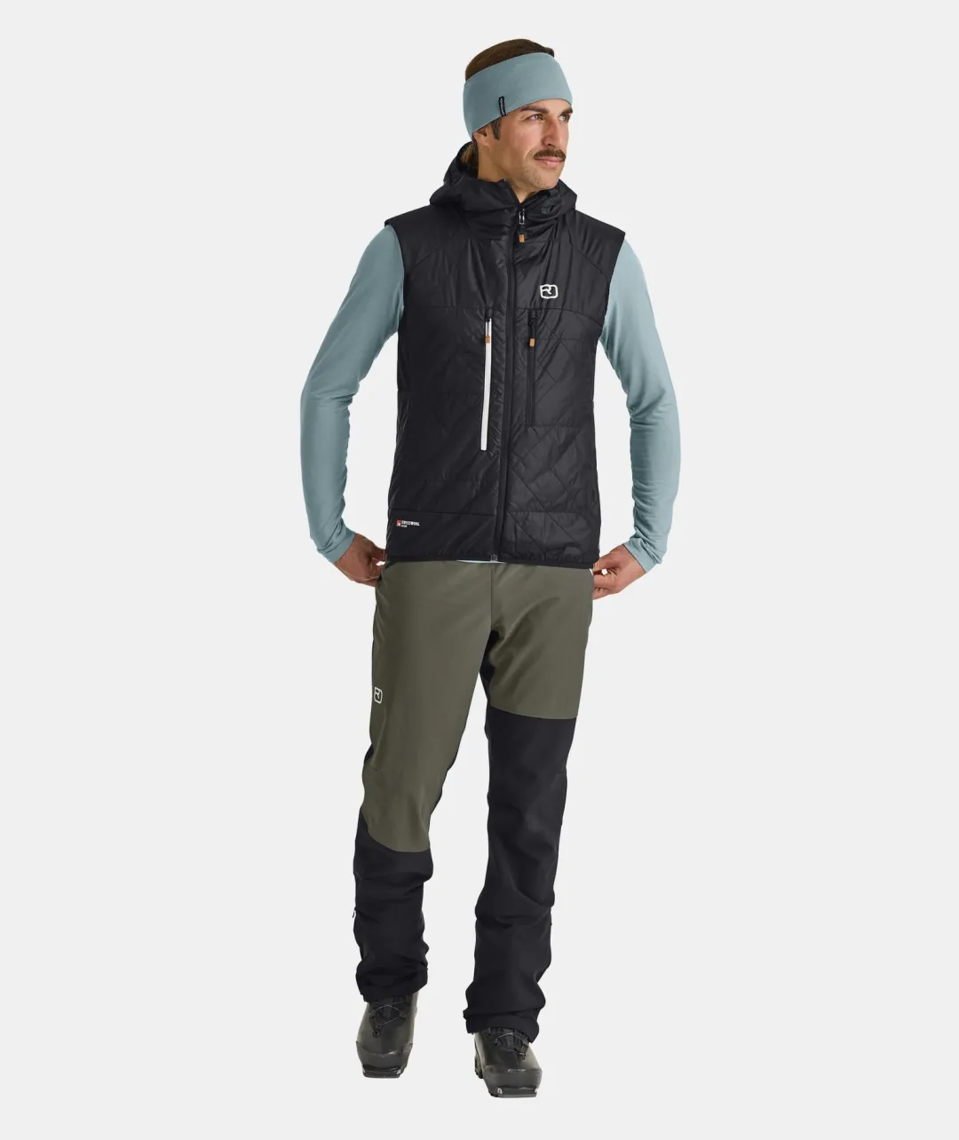 ORTOVOX Jacken & Westen^SWISSWOOL PIZ BOÈ VEST M darkarcticgrey